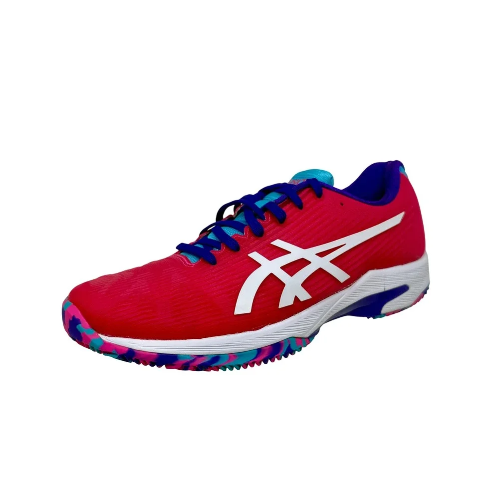 Asics Solution Speed FF Tennis Shoes Pink Blue 1042A130 Women's Size 8 FlyteFoam